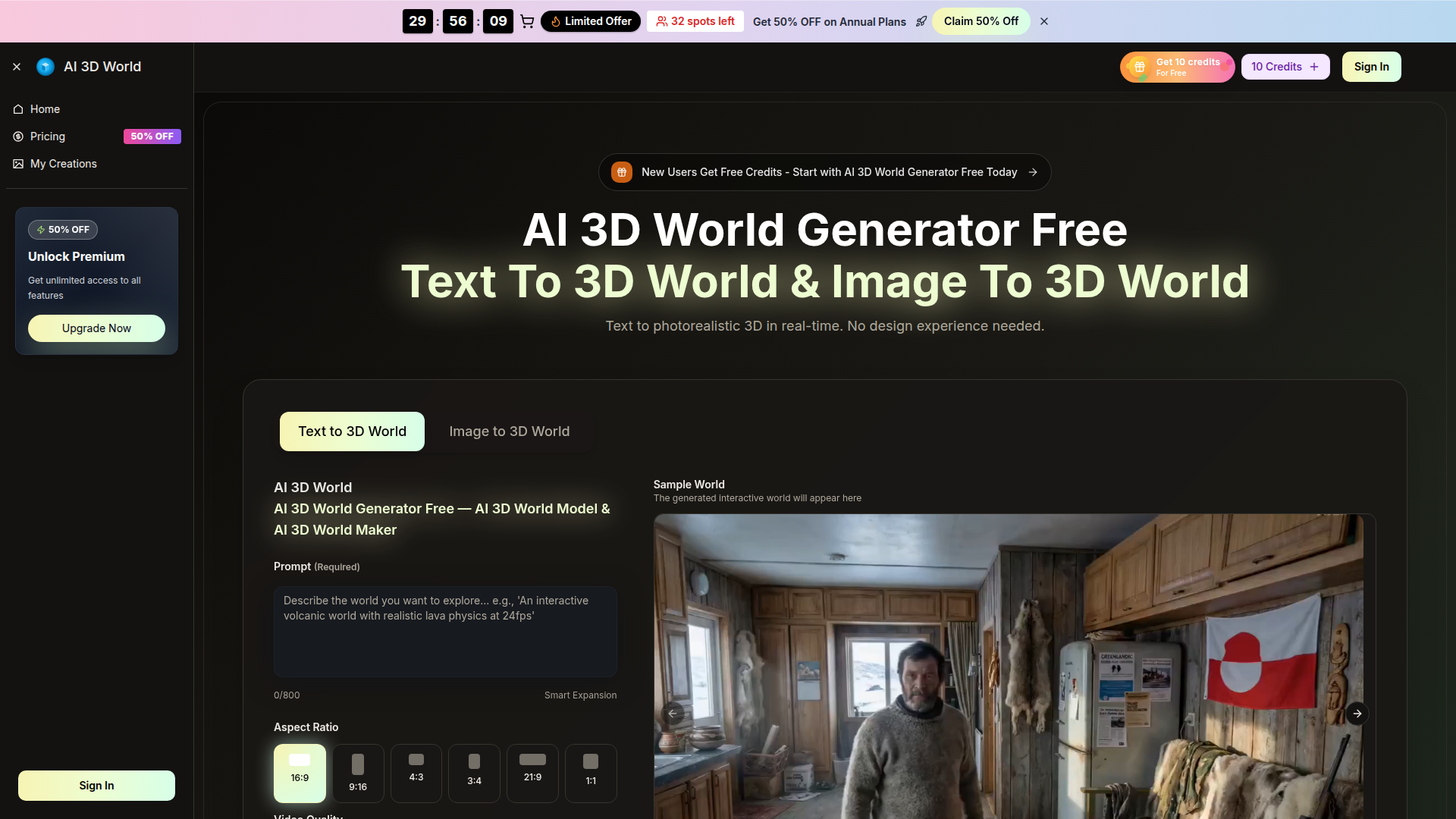 AI 3D World