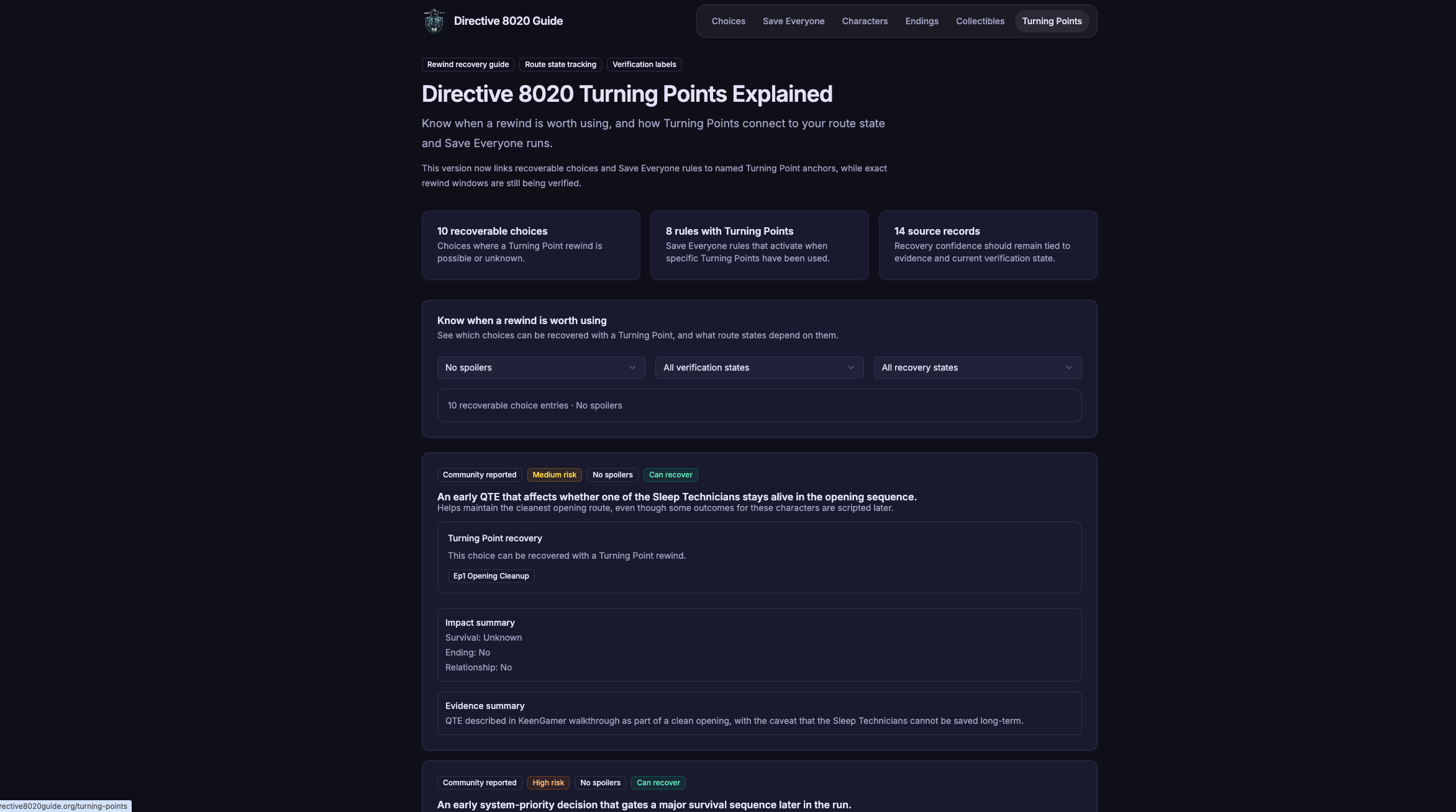 Directive 8020 Guide