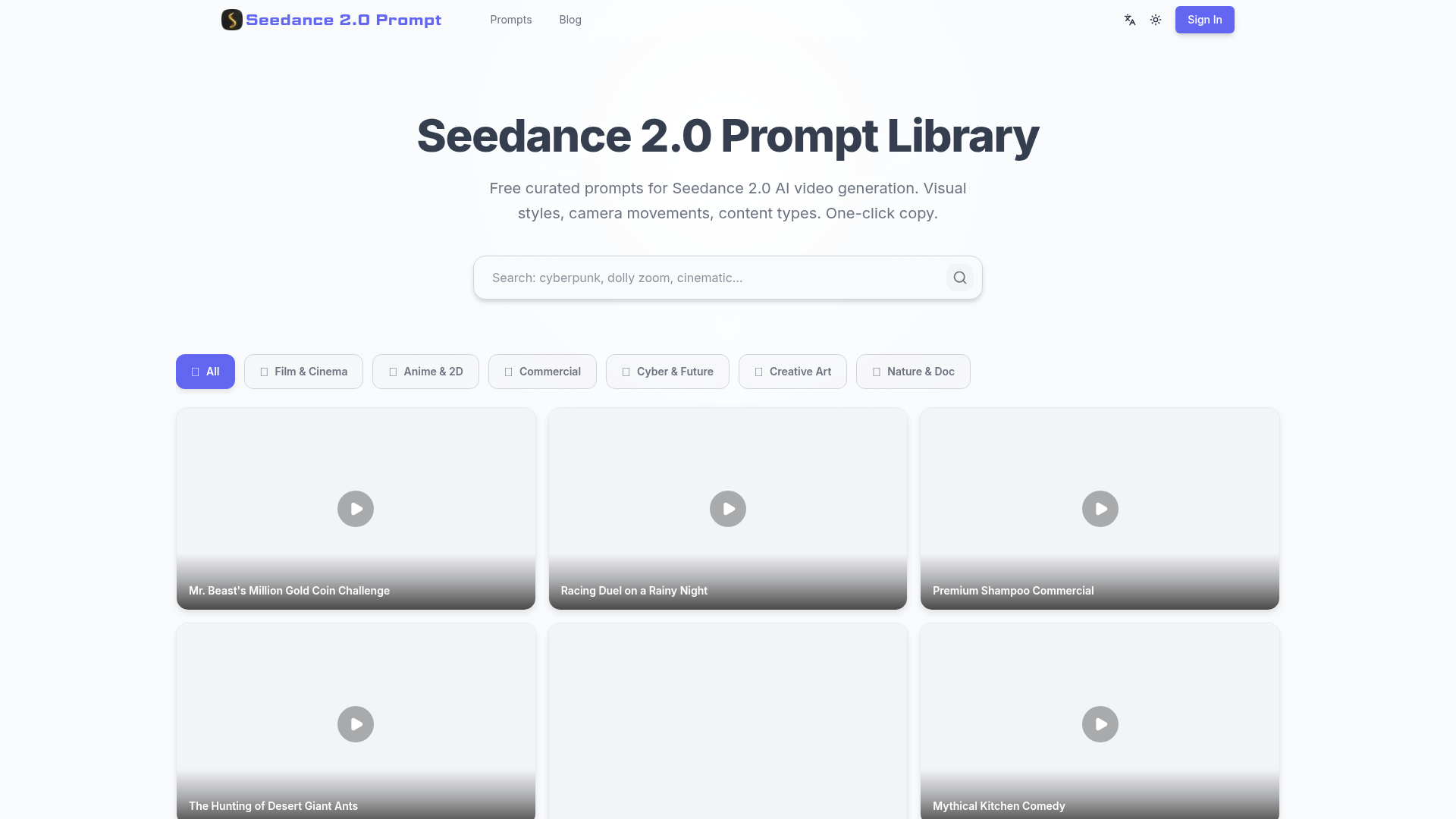 Seedance 2.0 Prompt