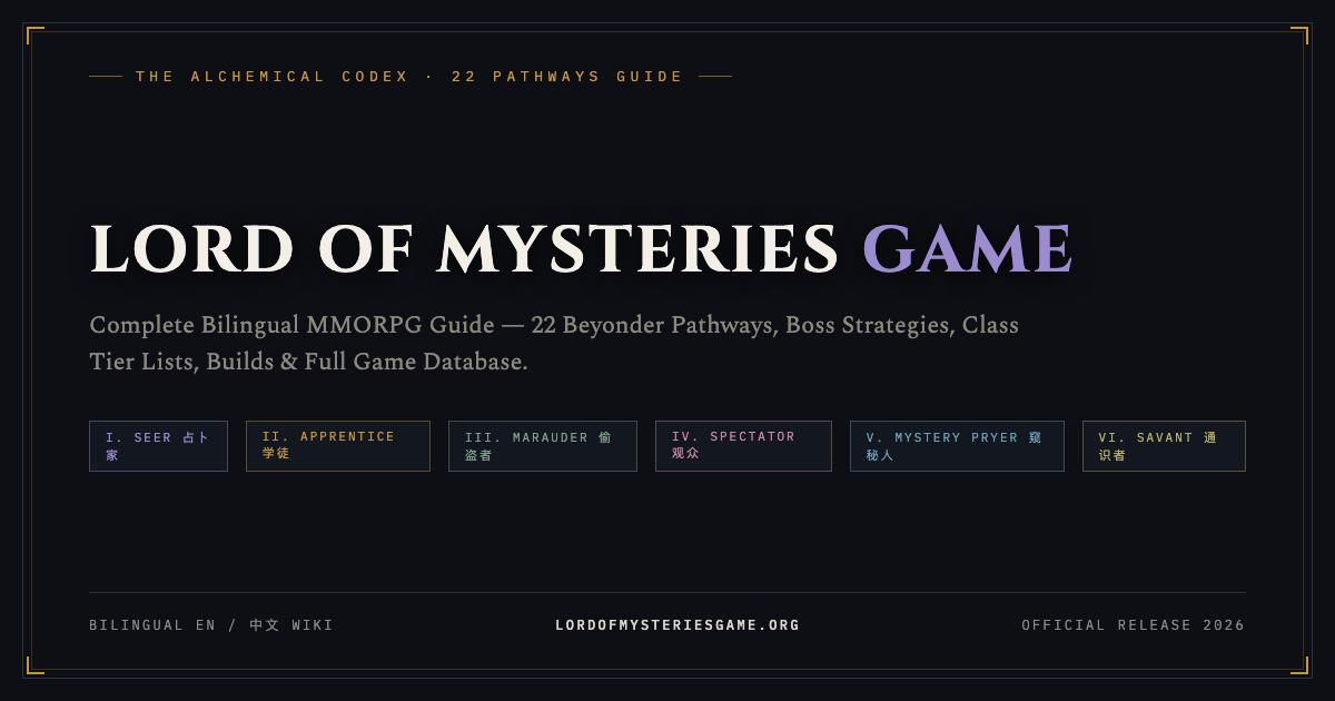 lordof my steries guide